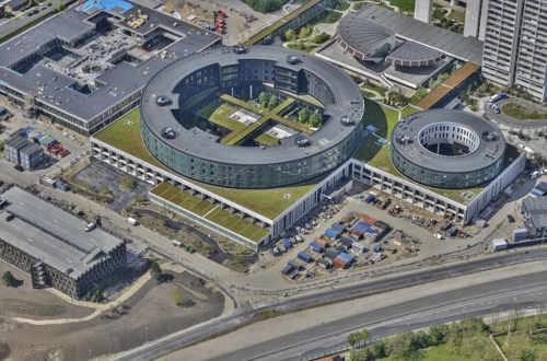 Luftfoto af Nyt Hospital Herlev fra maj 2020