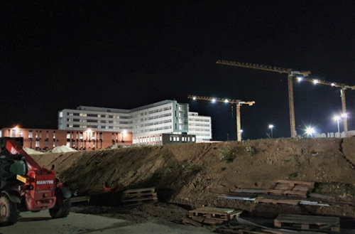 BYGGEPLADSEN ER INDE I SLUTFASEN. FOTO: LARS TERMANSEN, REGION NORDJYLLAND