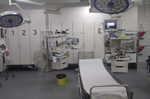 Operationsstue på Det Nye Universitetshospital i Odense
